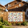thumbnail image 6 of Mexican Flowers And Birds Four Hole Decorated Banner Flag for Garden Yard Home Decoration Indoor Outdoor 4x6 Ft, 6 of 7