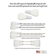 Secret Lift Original - Instant Face Neck & Eye Lifting Kit Tapes & Bands (40 Pieces) by CosmeSearch