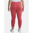thumbnail image 4 of Terra & Sky Women's Plus High Rise Capri Leggings with Cellphone Pockets, 2-Pack, 4 of 7
