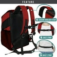 thumbnail image 5 of PetAmi Cat Backpack Carrier for Small Dogs and Large Cats, Airline Approved, 5 of 8