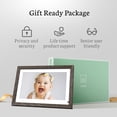 thumbnail image 6 of BSIMB 14 Inch 32GB Wood-Effect WiFi Digital Photo Frame HD IPS Touch Screen Large Picture Frame, Remote Control, Auto-Rotate, Wall-Mounted, Share Photos & Videos via App & Email, 6 of 9