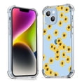 thumbnail image 1 of Sunflower Collage Clear Case for iPhone 14 Mini,Aesthetic Art Design Case for Men Women,Unique Soft Transparent TPU Bumper Case Cover, 1 of 5