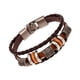 thumbnail image 2 of Pulsera para hombre con eslabones trenzados, pulsera con dijes, cuerda tejida a mano, varias filas, elegante para amigos y familias, bohemia hecha a, 2 of 8