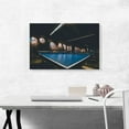 thumbnail image 2 of ARTCANVAS Table Tennis Ping Pong Club Grunge Canvas Art Print - Size: 26" x 18" (1.50" Deep), 2 of 9
