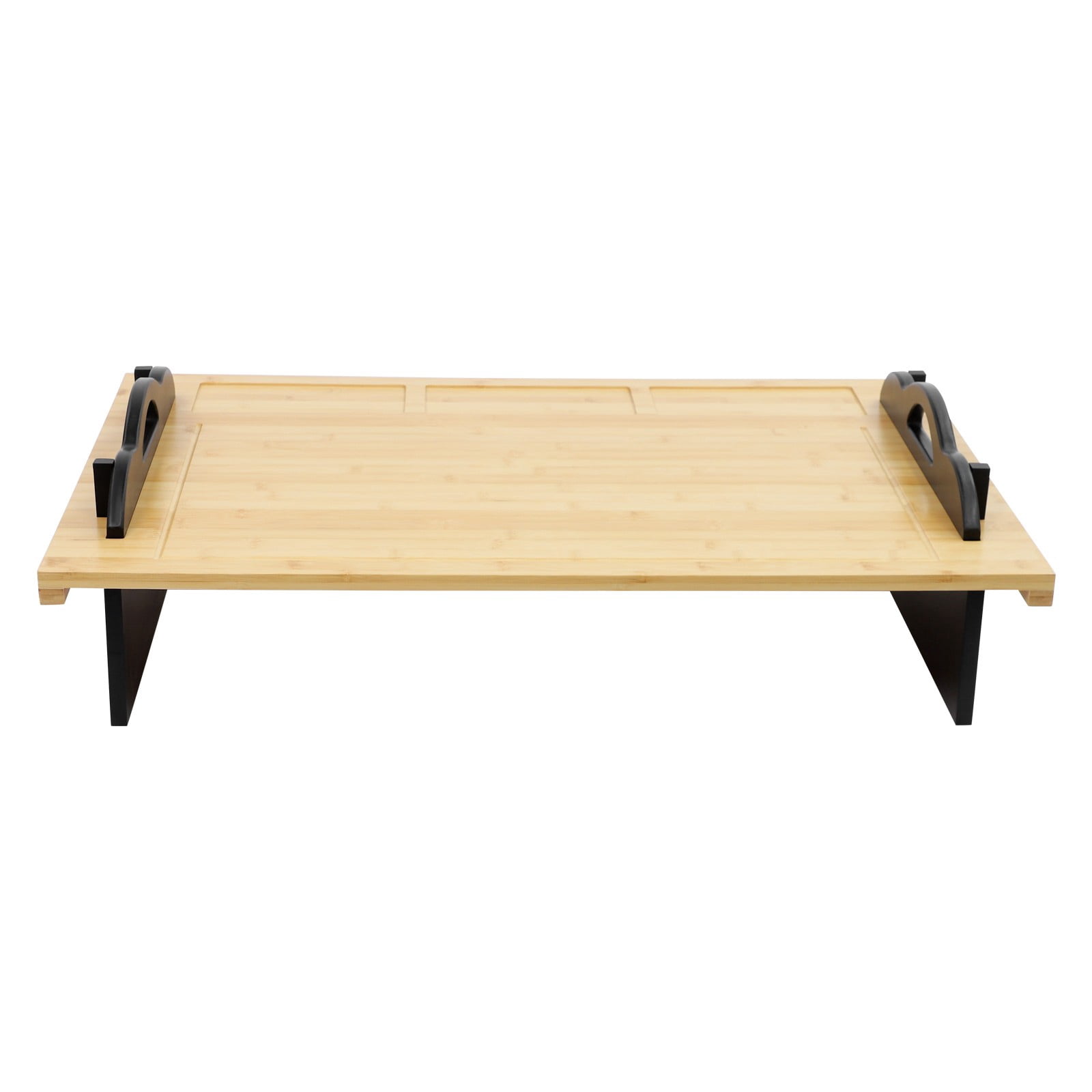 Stove Top Cover Board with Handles for Gas & Electric Stoves Wood Color