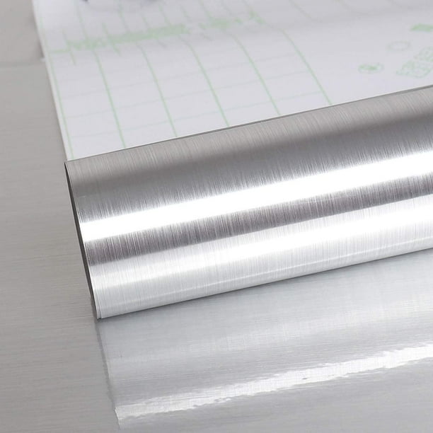VEELIKE Stainless Steel Contact Paper Large Size 15.74x354.33 inches