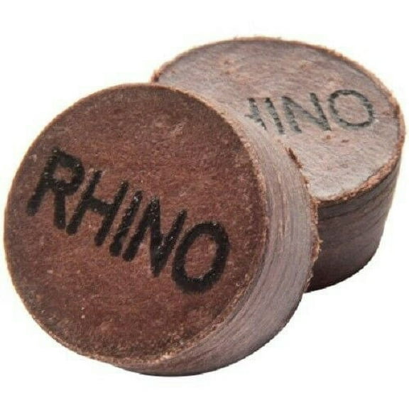 Rhino Laminated Leather Break Jump Tip 14mm Hard 10 Layer Pigskin By J&J