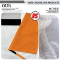 thumbnail image 3 of Orange Geometric Blackout Kitchen Window Tier Curtains and Valance Set, 36 Inch Window Curtains Set with Rod Pocket, Abstract Art Curtains Set for Small Windows, Living Room or Bathroom, 3 of 6