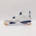 thumbnail image 2 of DR5415-100 N I-K-E SB A i r-Jor-dan 4 Retro SP Summit White Navy (Men's), 2 of 6