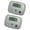 White, variant on Small Digital Pedometer with Clip Portable Walking Pedometer Simple Step Counter for Step Fitness Camping Hiking