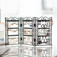 thumbnail image 6 of 72 Holes Jewelry Display Stand, Metal Foldable Earring Holder Organizer Tree for Earrings, Ear Studs, Rings, Necklaces, Bracelets and Small Accessories Storage Display, 6 of 10