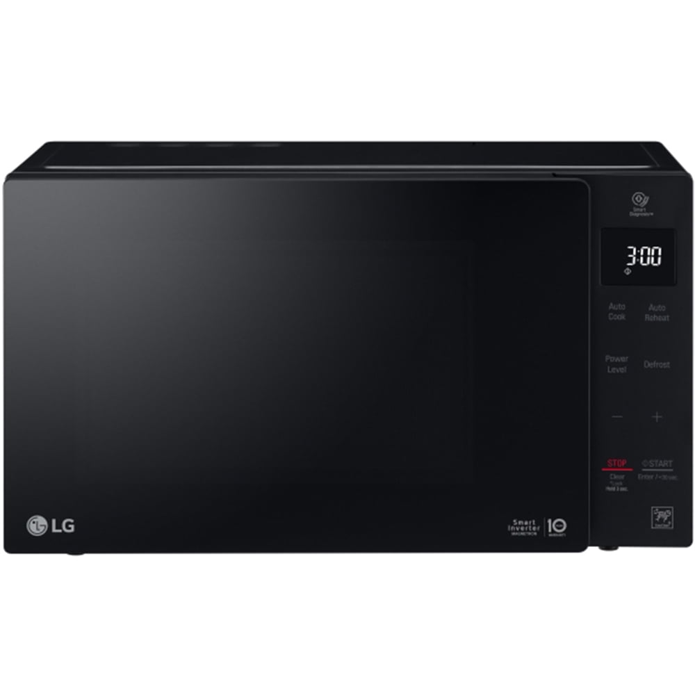 LG 0.9 Cu. Ft. NeoChef Countertop Microwave in Black Stainless Steel