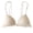 Beige, variant on Bras for Women Full Coverage Stretch Triangle lette Comfortable Push Up Bra