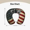 thumbnail image 5 of KLL Veterans Day1 Pattern Memory Foam Cervical Neck Pillow Versatile U-Shaped Pillows for Home/Office/Camping/Travelling/Soft Washable Cover, 5 of 8