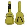 thumbnail image 1 of Stylish Fashion Folk Acoustic Waterproof Instrument Bags Women Men Double Straps 600D Oxford Cloth Guitar Container Electric Guitar Case Shoulders Bag Backpack 40/41 Inch Guitar Bag YELLOW 40/41 INCH, 1 of 8