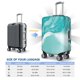 thumbnail image 4 of Fotbe Teal Turquoise 1 Funda Protectora para Equipaje, Antirrayones y Resistente a la Suciedad, Compatible con Maletas de 18 a 32 Pulgadas-Medium, 4 of 7