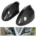thumbnail image 6 of Dingln Par de Estilo de Fibra de Carbono Espejo retrovisor Cubierta 51167135097 51167135098 ajustes for E90 E91, 6 of 8