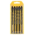 thumbnail image 5 of Unique Bargains 5pack Masonry Drill Bits, 12mm Concrete Drill Bit 1/4' Hex Shank Ceramic Drill Bit, 5 of 6