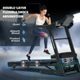 thumbnail image 2 of FYC 400lb Capacity 3.5 HP Treadmill with 15% Auto Incline for Home - Heavy Duty Foldable Treadmill with APP/Bluetooth - 18 Inch Wide Belt Folding Treadmill, 2 of 8