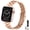 Rose Gold, variant on WFEAGL Thin Band Apple Watch Stainless Steel Metal Replacement Adjustable 38mm 40mm 41mm