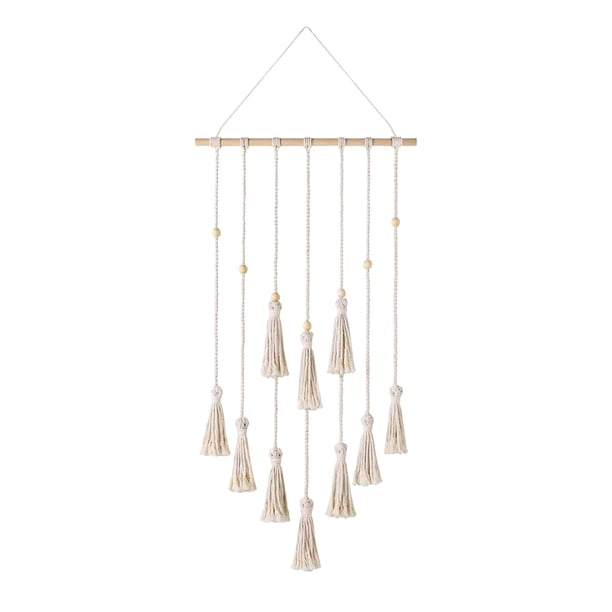 Colgante de fotos de pared de macramé organizador de fotos Boho Home