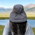 thumbnail image 6 of Wide Brim Sun Hat with Neck Flap, Foldable Breathable Bucket Hat for Women Men, Lightweight UV Protection Fishing Hiking Beach Summer Travel Cap, 6 of 6