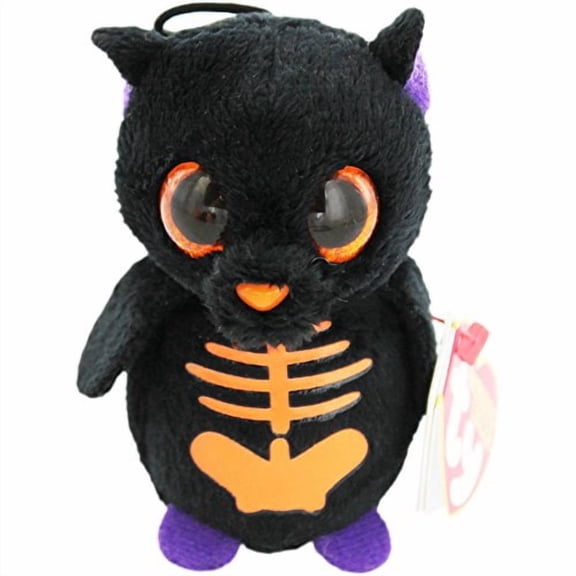 TY Halloweenie Beanie Baby - SCAREDY the Black Bat (3 inch)
