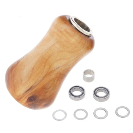 CEORPER Solid Wood Handle Baitcasting Fishing Reel Rocker Handle Casting Reel Handle
