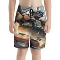 thumbnail image 1 of Transformers Boy'S Swim Trunks Quick Dry Board Shorts Kids Beach Swim Shorts Bathing Suits Swimsuit, 1 of 8