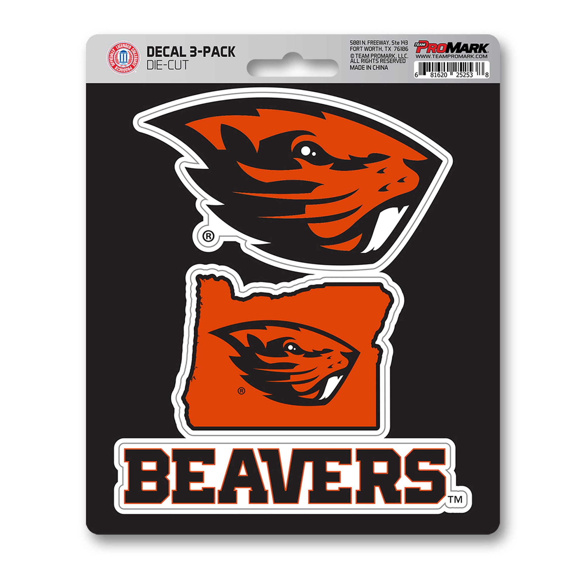 Sticker *Free Shipping Oregon State Beavers NCAA Color Die-Cut Decal 