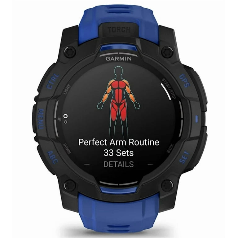 Garmin Instinct 3 Rugged Outdoor GPS Smartwatch – 45mm AMOLED