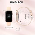 thumbnail image 6 of General Smart Watch Smart Bracelet Fitness Tracker, Waterproof, Pedometer MMS Display Multimedia Information Viewing Weather Suitable For Android Iphone Men'S And Women'S Smart Watches, 6 of 10