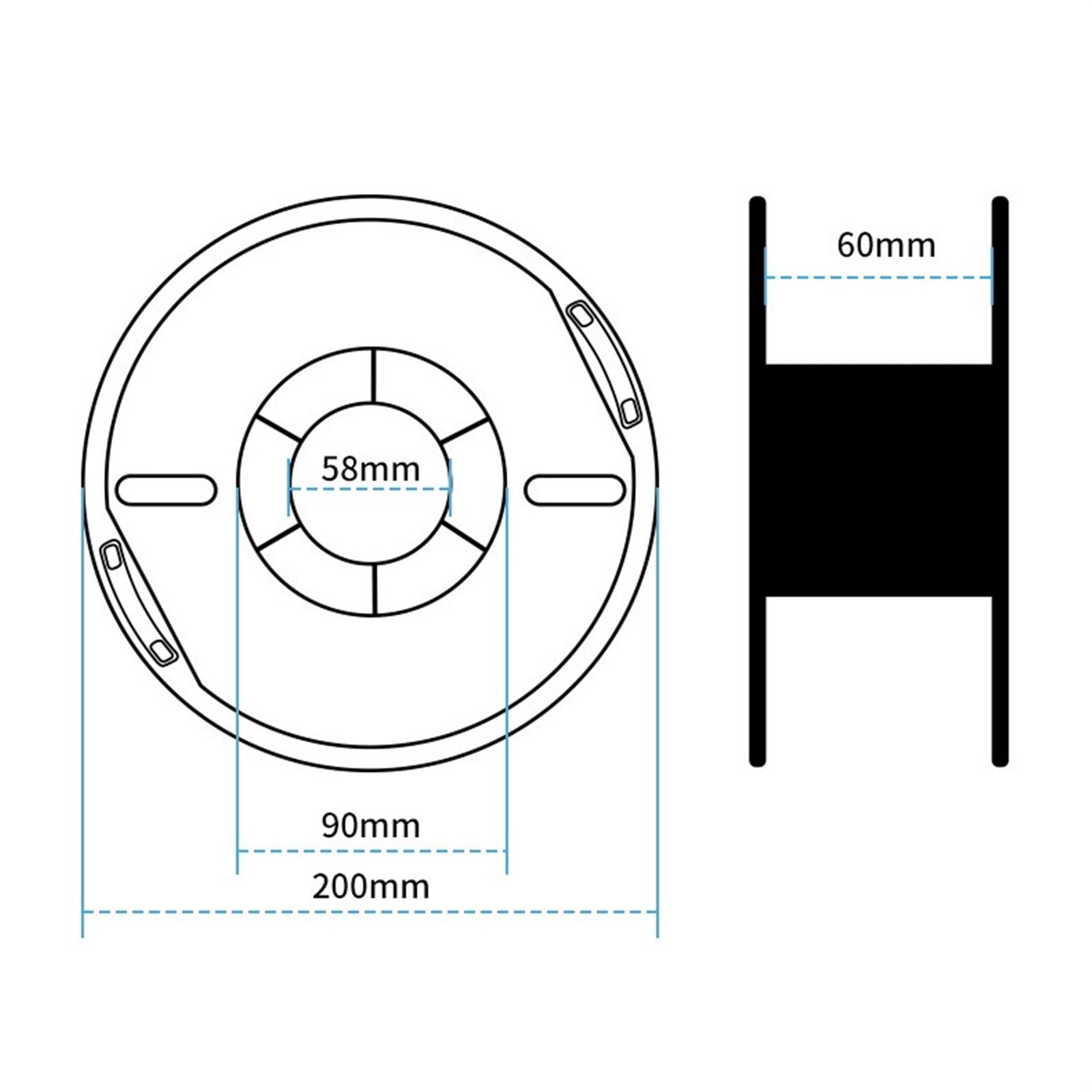 Silk Dual Color 3D Printer Filament Multicolor Gradient PLA Filament 1.75mm Fit Most FDM 3D Printers