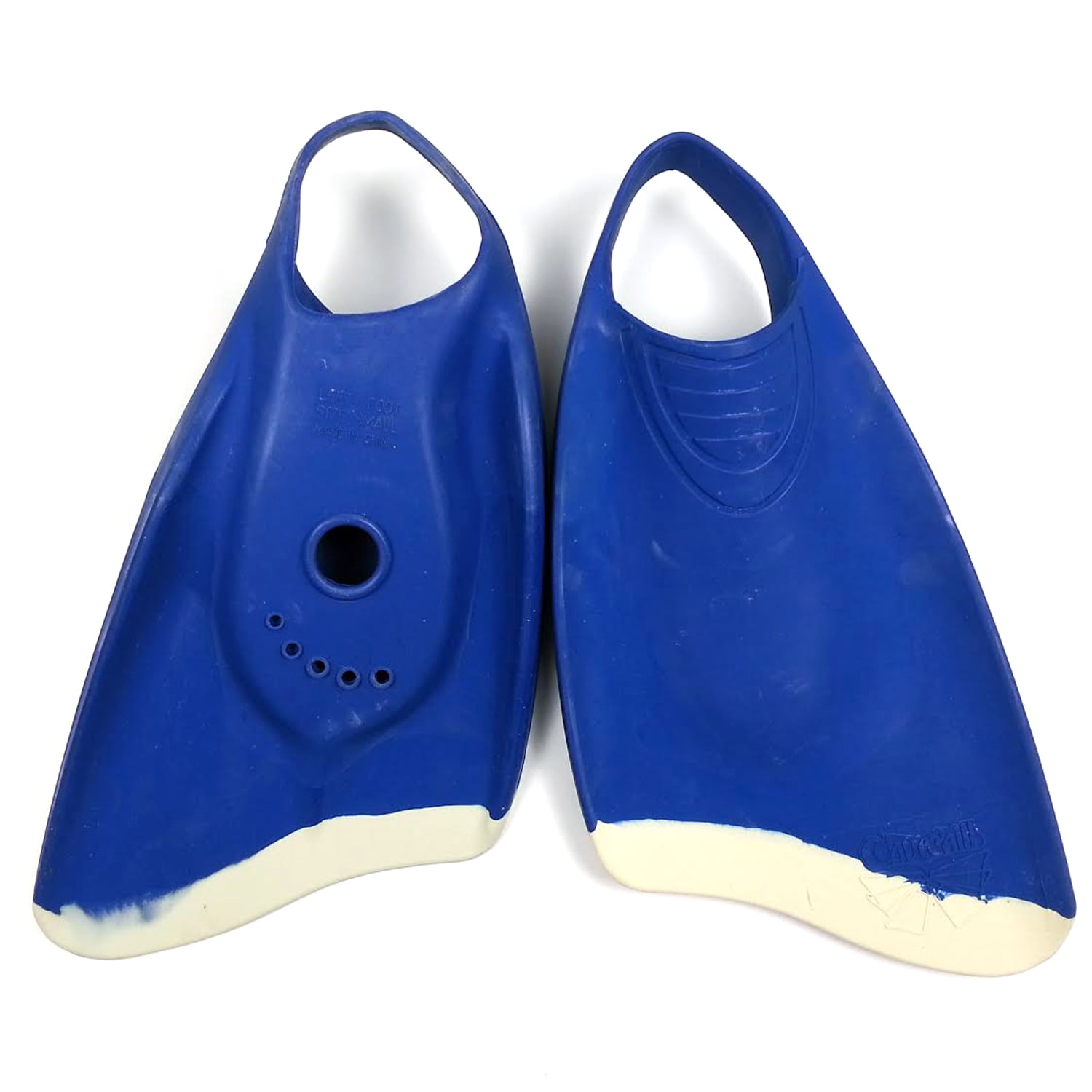 Churchill Slasher Swimfins Blue Grey L