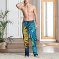 thumbnail image 2 of Naloa Starry Sunflower Dreamscape Pajama Pants Men, PJ Bottoms, Sleep & Lounge Pants-XX-Large, 2 of 6