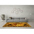 thumbnail image 3 of Ahgly Company Machine Washable Indoor Rectangle Persian Yellow Traditional Area Rugs, 7' x 9', 3 of 4
