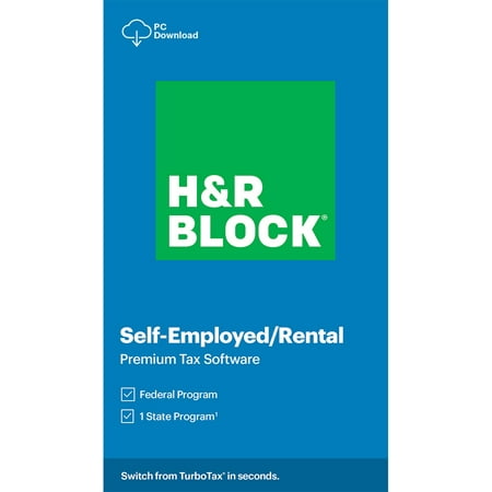HRB Digital LLC H&R Block Tax Software Premium 2020 (PC Download)