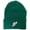 Forest Green, variant on Men's Embroidered Retro Vintage Logo Cuff Beanie (Black)