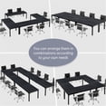 thumbnail image 4 of Tribesigns Conference Table, 78.7 Inche Rectangle Meeting Table, Large Business Tables for 6-8 People (Only Table), 4 of 7