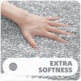 thumbnail image 2 of Color&Geometry Non Slip Bath Mat, Soft and Water Absorbent Rug, Machine Washable Plush Mat for Bathroom, Laundry Room and Living Room （Grey，16 x24 ）, 2 of 6