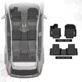 thumbnail image 2 of YITAMOTOR Floor Mats Compatible with 2017-2022 Kia Sportage / 2019-2021 Hyundai Tucson, Custom Fit Black TPE Floor Liners, 1st & 2nd Row All-Weather Protection, 2 of 8