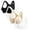 White, variant on Women's Sports Bra 4PC Front Closure Compression Bras For High Sports Everyday Bras for Women No Underwire Beige 5XL