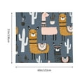 thumbnail image 3 of Sikiie Llama and Cactus tapestry wall hanging home decor for bedrooms, living rooms, dorms 60x51in, 3 of 6