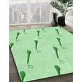 thumbnail image 2 of Ahgly Company Indoor Rectangle Patterned Mint Green Area Rugs, 2' x 4', 2 of 6