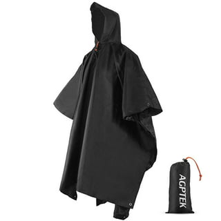 Frogg Toggs Ultra-Lite2 Waterproof Breathable Poncho, Carbon Black, One ...