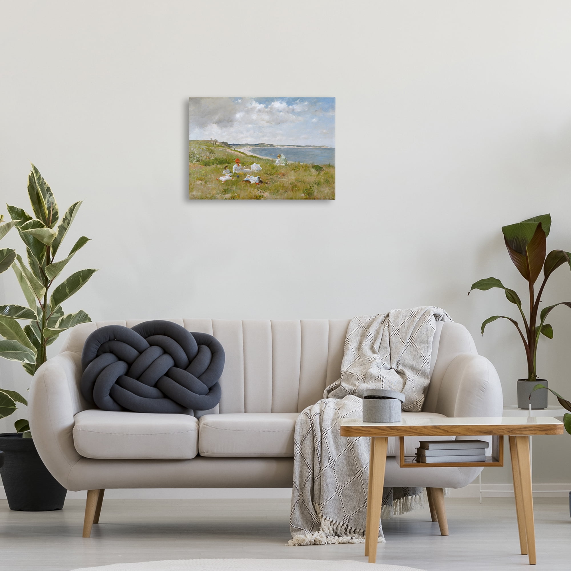 Stupell Industries Clasical Idle Hours Painting Landscape & Nature Painting Wrapped Canvas Art Print Wall Art, 24 x 16