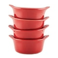 thumbnail image 6 of Rachael Ray Ceramics Round Ramekin Dipper Cup Set, 4-Piece, Red, 6 of 9