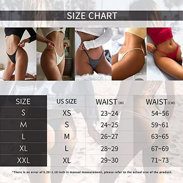 Ropa interior sexy M para mujer tanga de talle bajo bragas en tanga paquete de 5 tangas con espalda en T de talle bajo ropa interior regalo para mujer JM JM