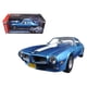 thumbnail image 1 of Coche a presión 1972 Pontiac Firebird Trans Am Adriatic Blue Edición limitada a 1002 piezas 1/18 Auto World AMM1076, 1 of 1