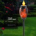 thumbnail image 3 of Luz solar para jardín Luz exterior Encendido/apagado automático IP65 Llama parpadeante impermeable, 3 of 9